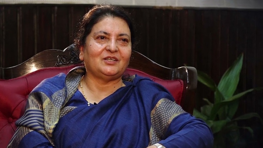 पूर्व राष्ट्रपति भण्डारी राजनीतिमा फर्कने संकेत